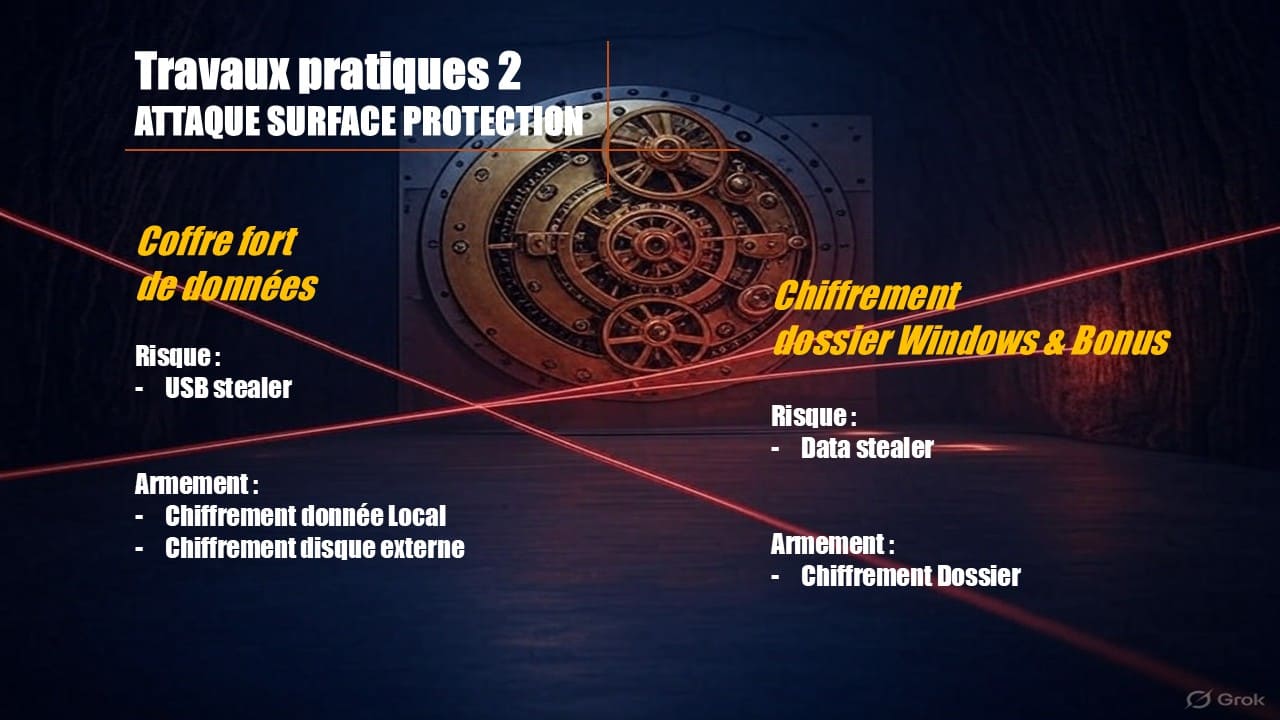 Slide 2 - TP Sécurisation téléphone / ordinateur